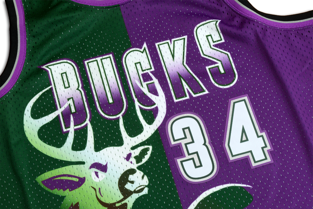 Mitchell & Ness 密爾瓦基公鹿隊 Ray Allen Split 復刻 Swingman 球衣