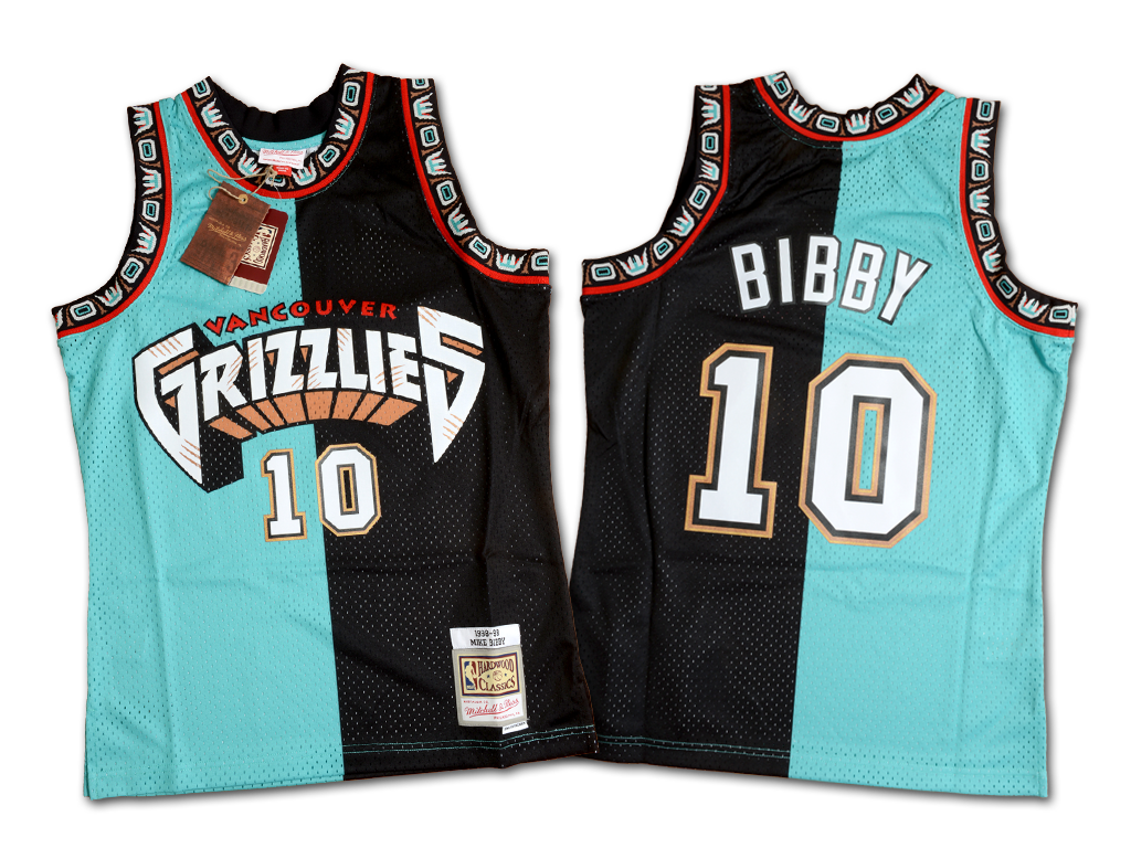 Mitchell & Ness 溫哥華灰熊隊 Mike Bibby Split 復刻 Swingman 球衣