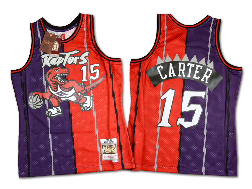 Mitchell & Ness 多倫多暴龍隊 Vince Carter Split 復刻 Swingman 球衣