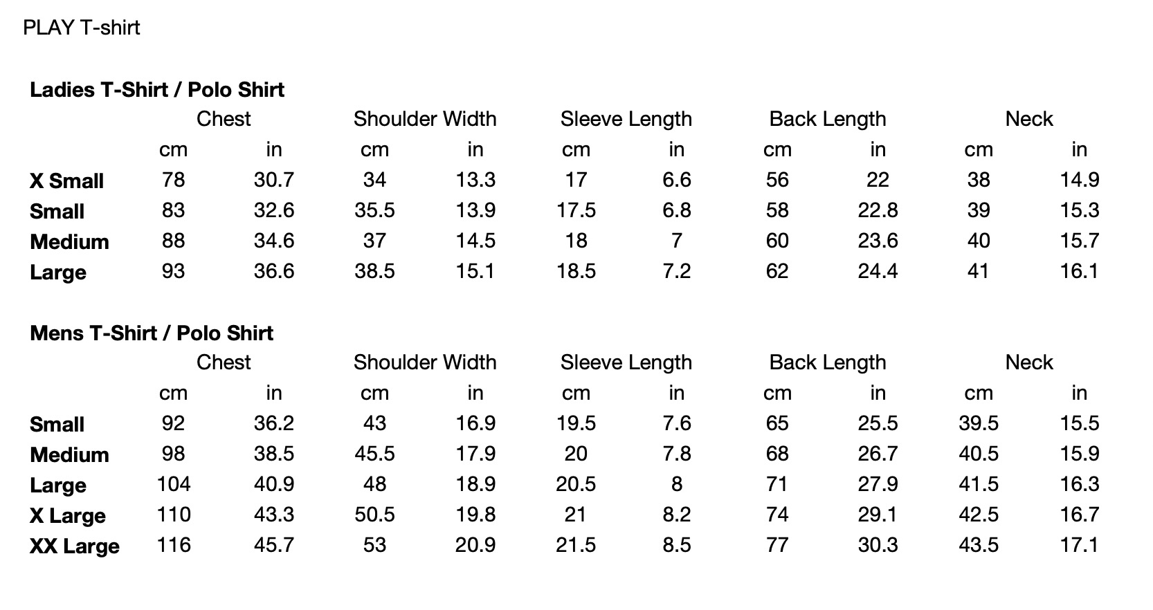 Cdg play 黑色金心TEE 女裝 M  (日本製)