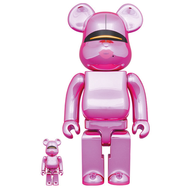 BE@RBRICK 400% 100% SORAYAMA×2G PINK GOLD