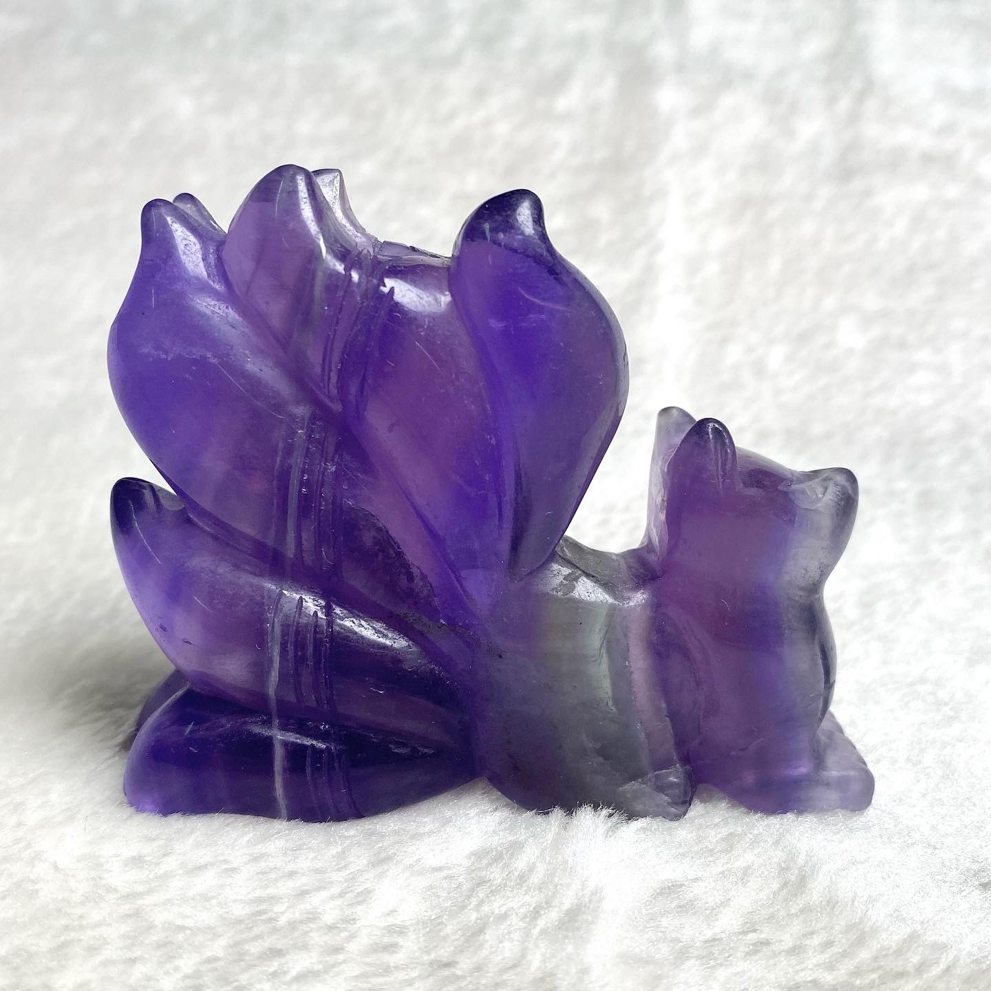 螢石九尾狐 #A139