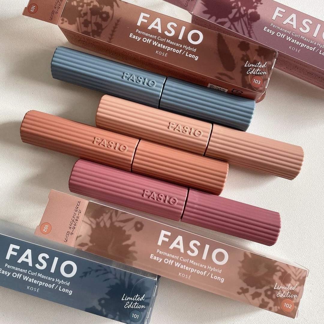 [限定] FASIO Permanent Curl Mascara Hybrid Long 纖長捲翹彩色睫毛膏