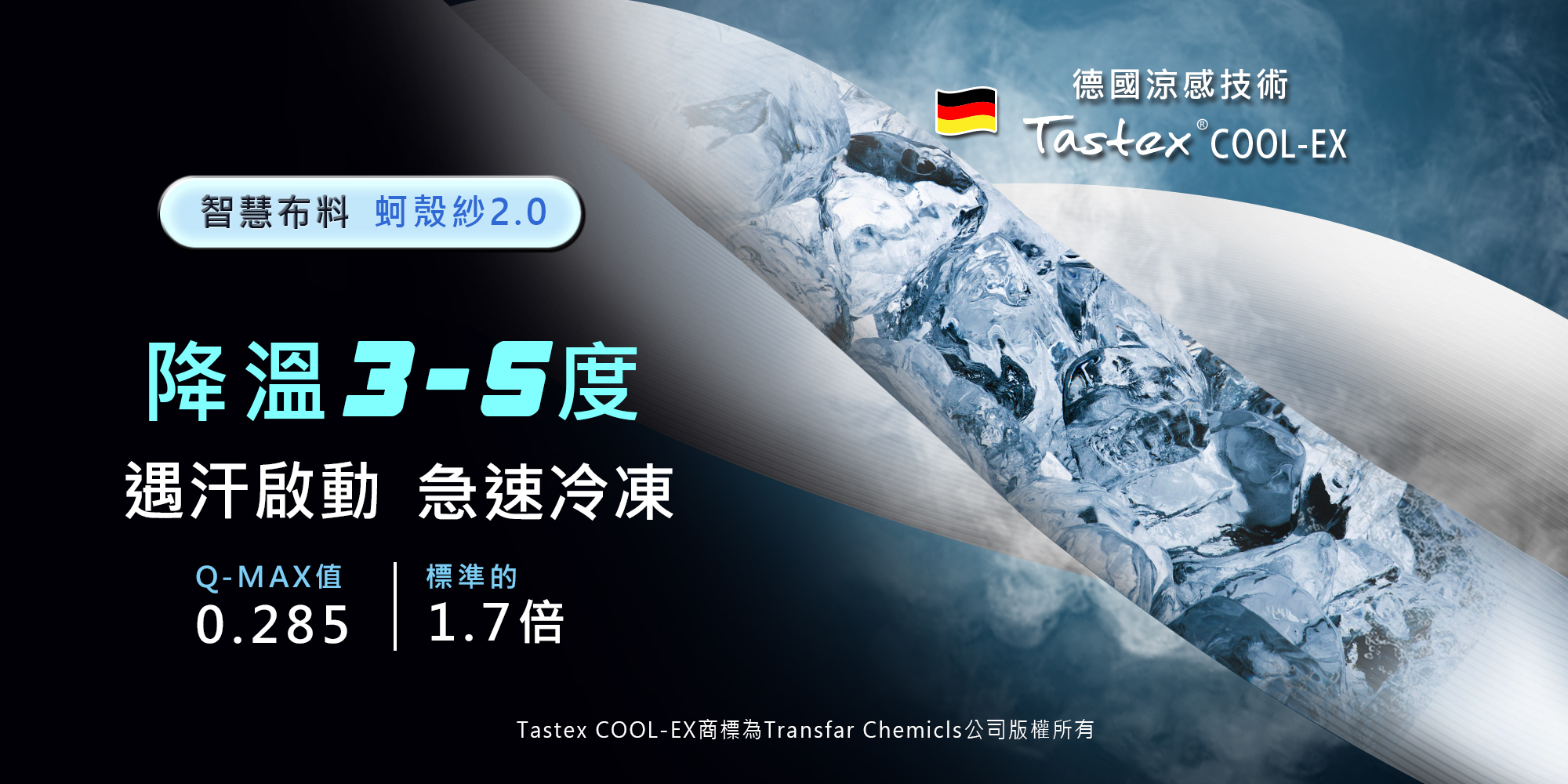 涼感襯衫上的纖維釋放涼感因子