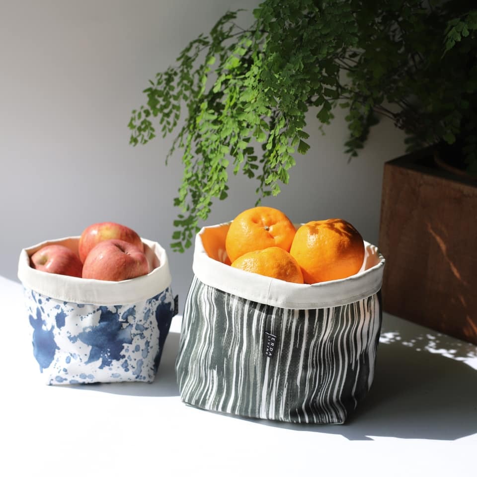 ERDA Living │瀟灑對策置物籃 fabric basket