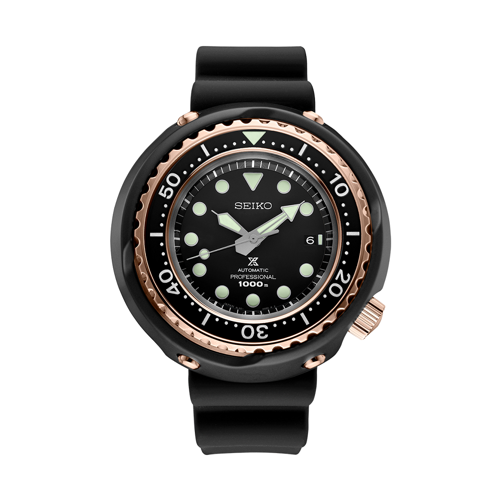 Seiko Emperor Tuna 帝皇千米自動吞玫瑰金  SLA042J1 SLA042