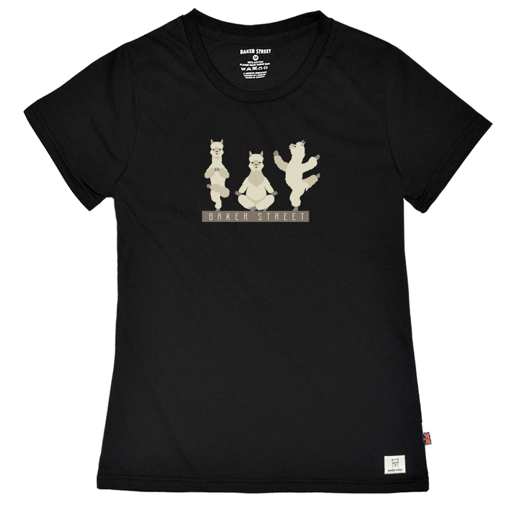 Yoga Alpaca 瑜珈駝 女版短T