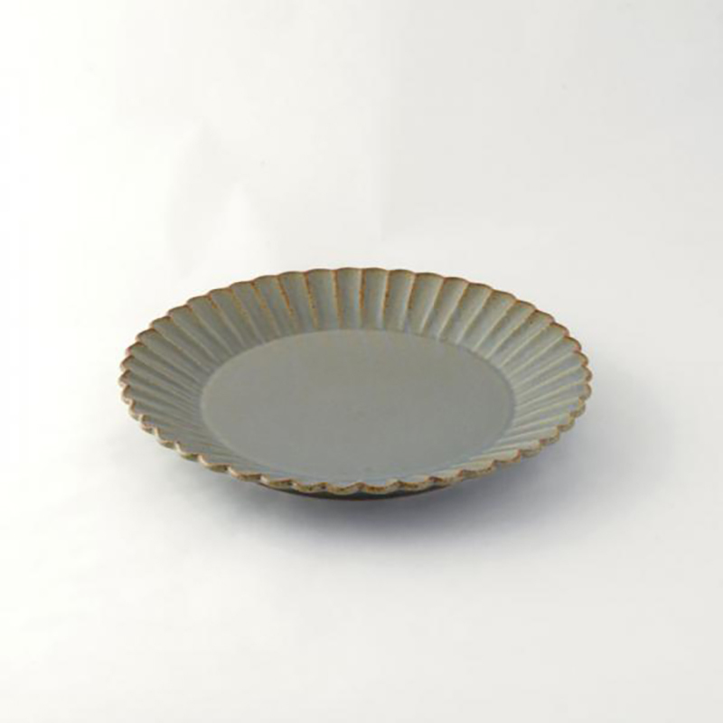 Barbarie Round 20.6cm Plate Grey | studio m'