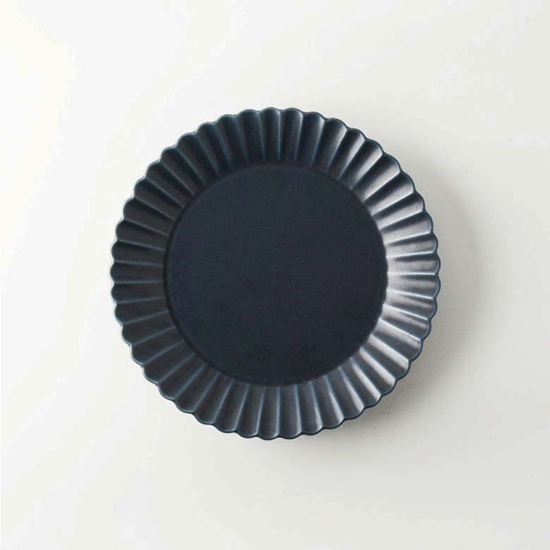 Barbarie Round 20.6cm Plate Dark blue | studio m'