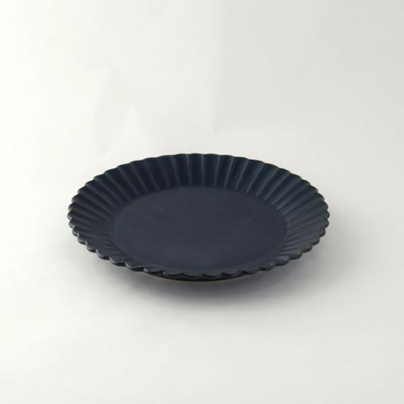Barbarie Round 20.6cm Plate Dark blue | studio m'
