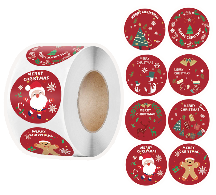 聖誕節裝飾不幹膠貼紙系列H202 -500貼 H202