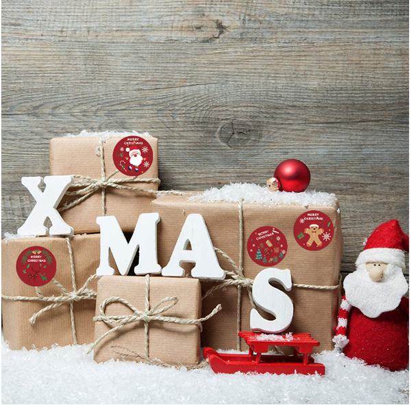 聖誕節裝飾不幹膠貼紙系列H202 -500貼 H202