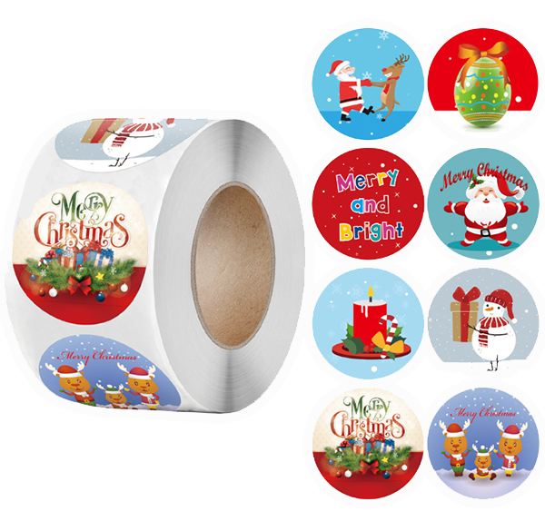 聖誕節裝飾不幹膠貼紙系列E202 -500貼 E202