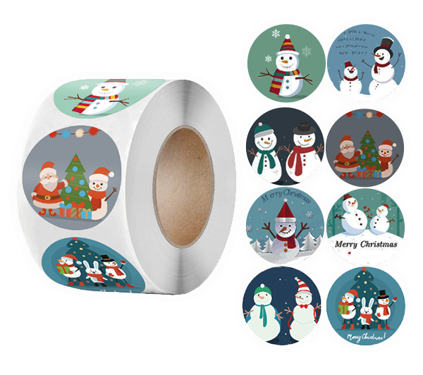 聖誕節裝飾不幹膠貼紙系列H207 -500貼 H207