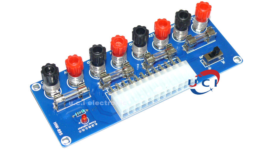 【UCI電子】(I-4) XH-M229 桌上型電腦主機殼電源ATX轉接板取電板引出模組供電輸出接線柱