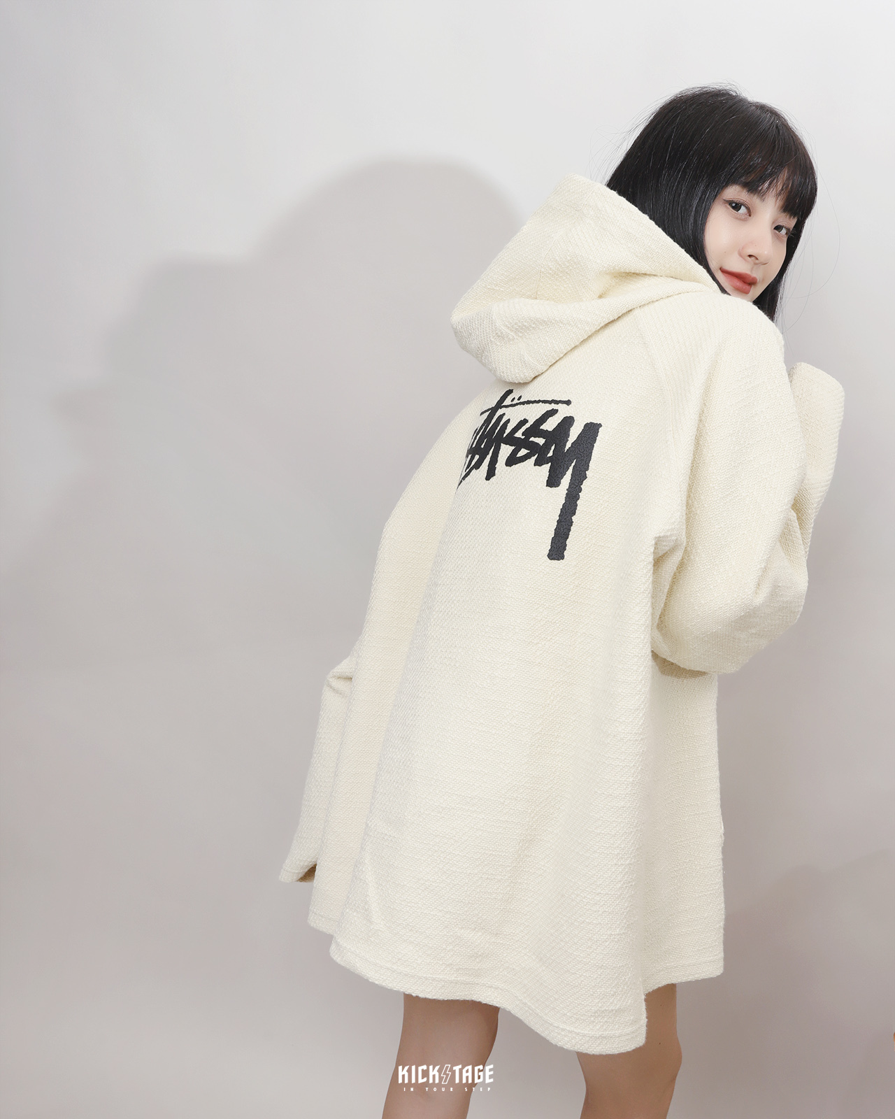 STUSSY x NIKE HEMP Pullover Hoodie fossil麻布【DO5307-120】