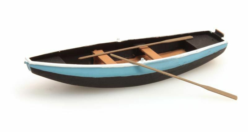 Artitec 387.09-BL HO規 Steel rowboat blue 划艇 藍