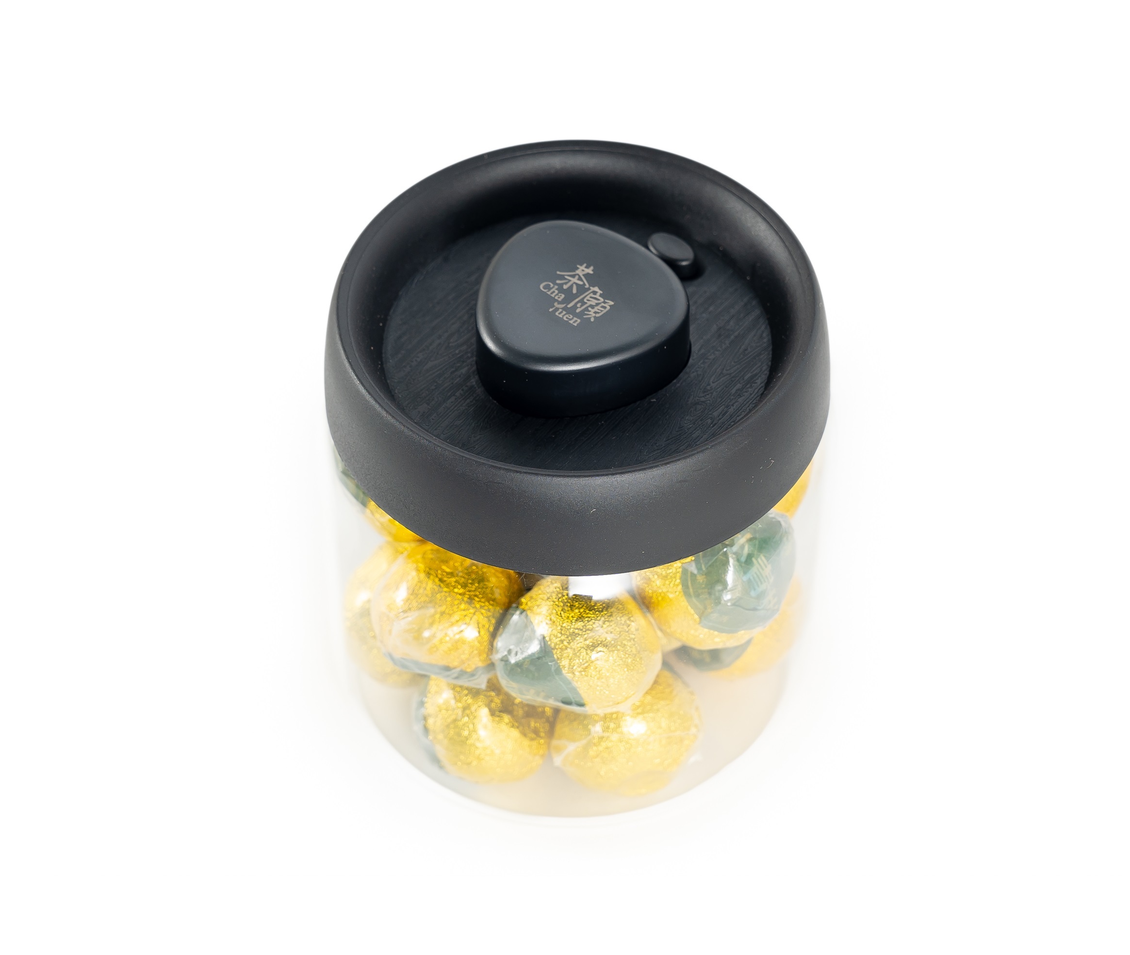 Cha Yuen - Vacuum Glass Tea Container Black 500ml/900ml/1200ml