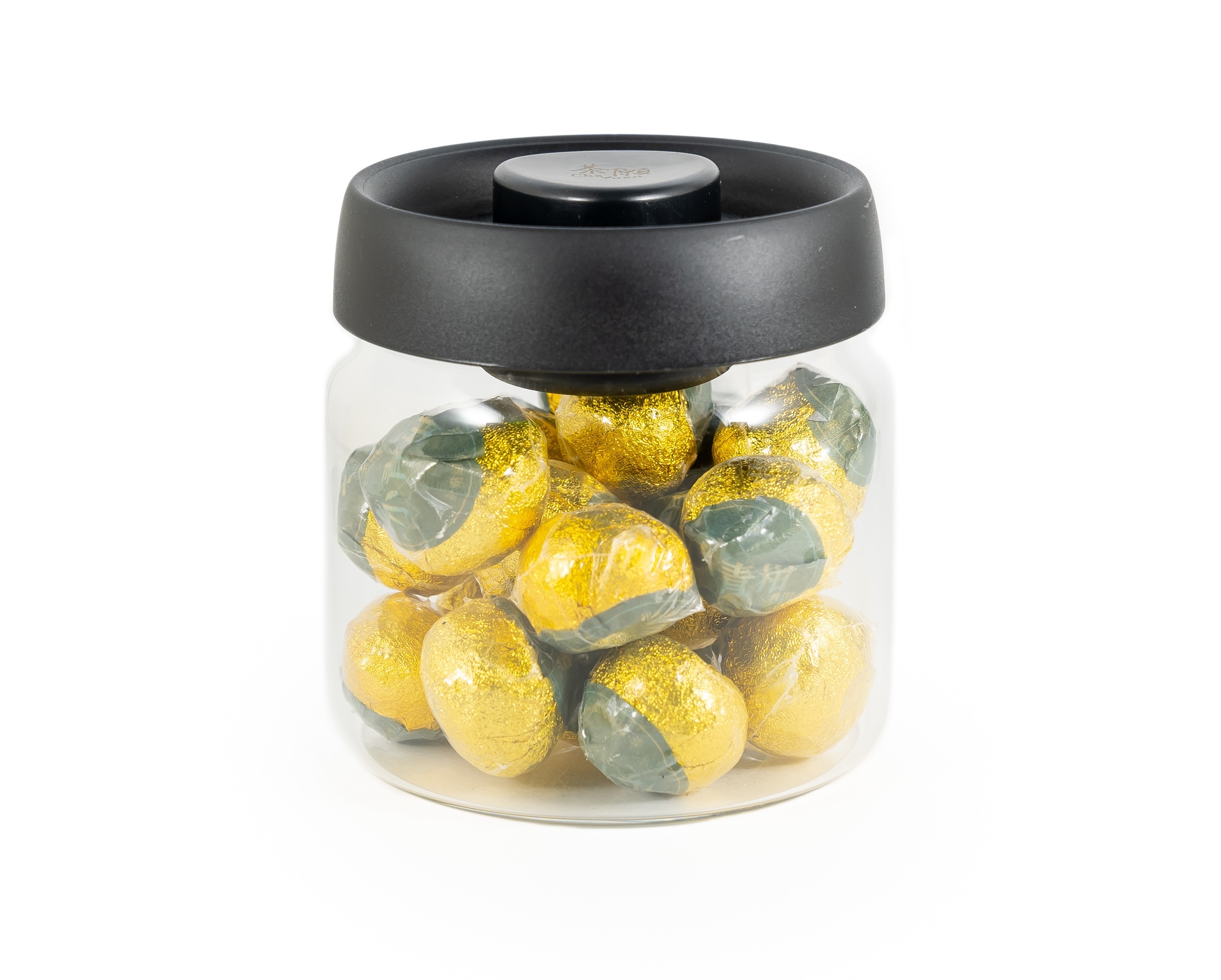 Cha Yuen - Vacuum Glass Tea Container Black 500ml/900ml/1200ml