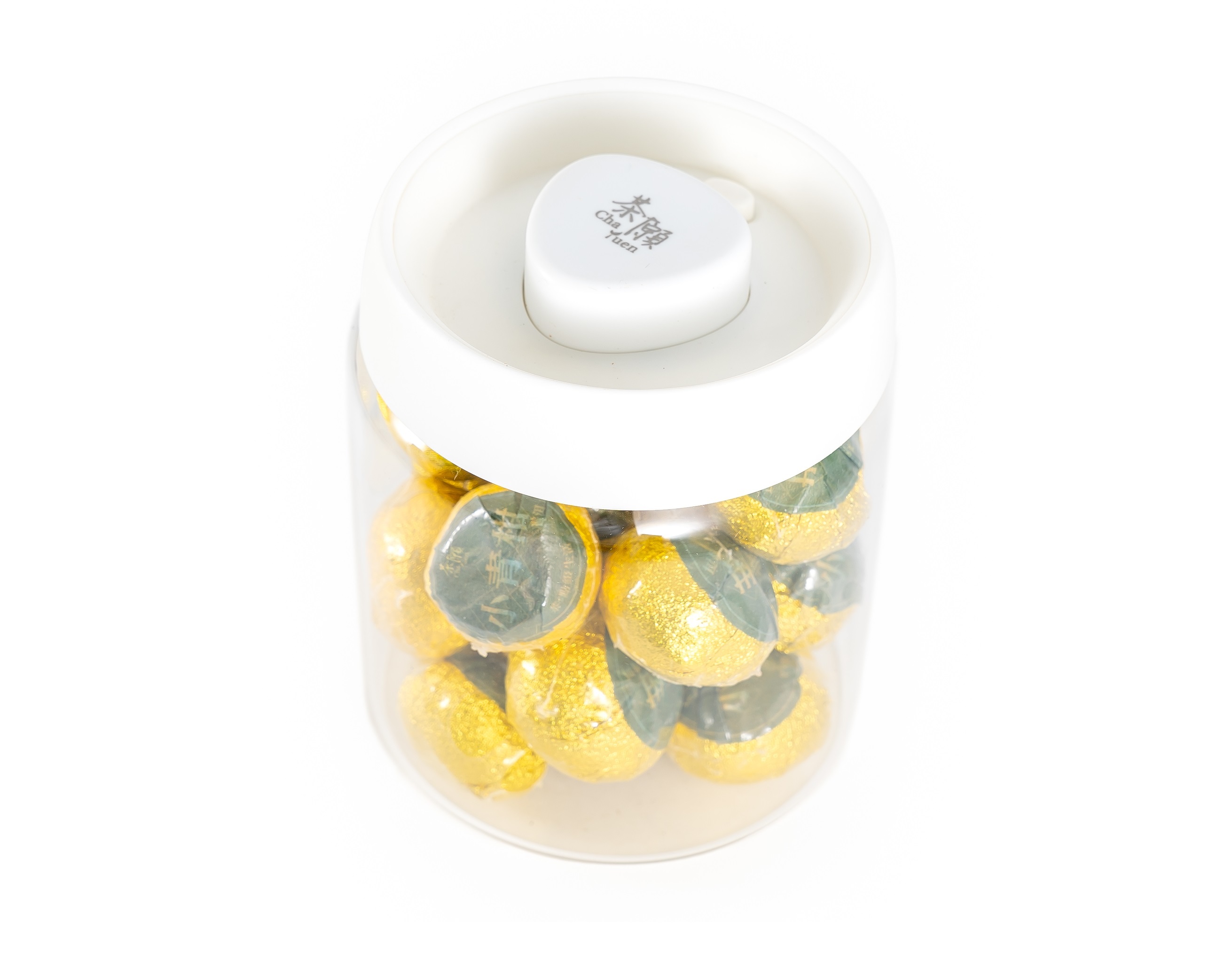 Cha Yuen - Vacuum Glass Tea Container White 500ml/900ml/1200ml