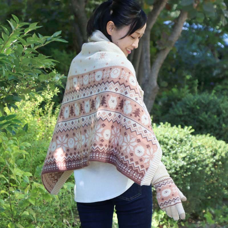 【日本Mother Garden】針織毛毯-Fuwanko款