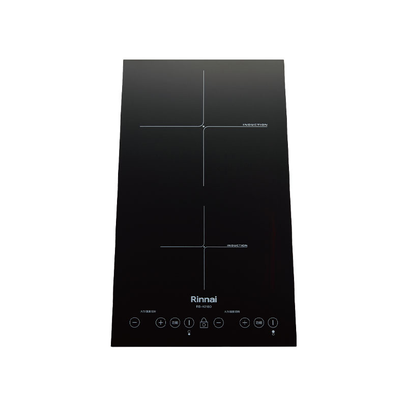 【結帳現折】Rinnai 林內 IH智慧感應雙口爐 (縱向) RB-H2180 微晶玻璃