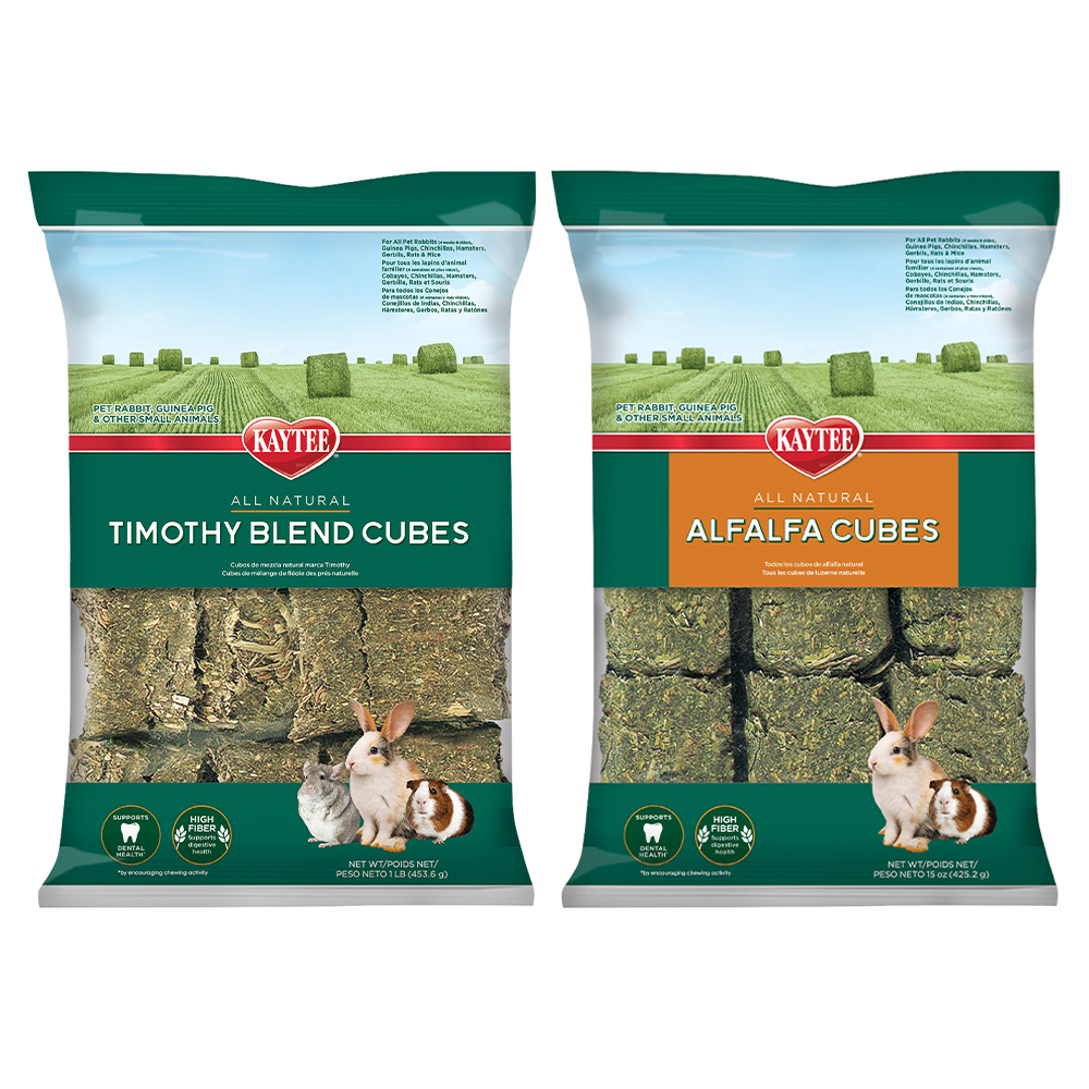 【Kaytee】苜蓿草磚15oz/提摩西草磚16oz 牧草顆粒包 小動物磨牙 #