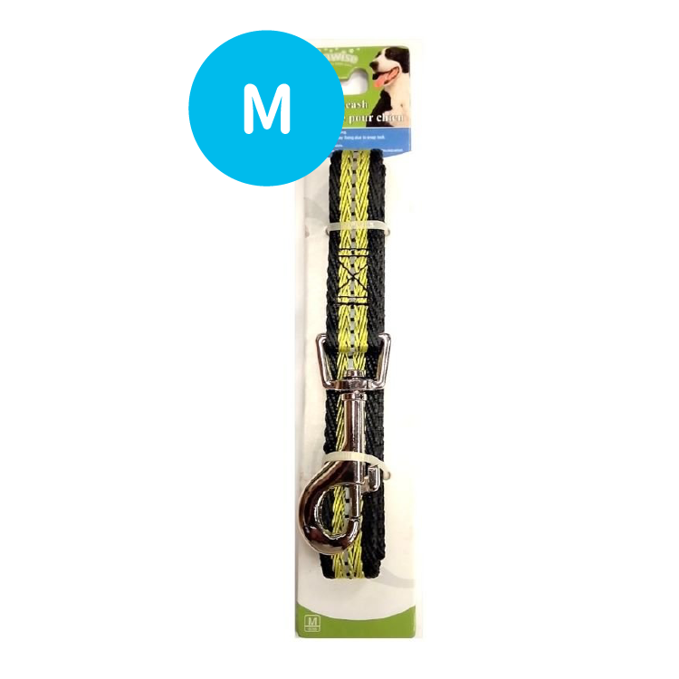 Pawise丨反光拖帶-綠色 (M) (NO.13266)