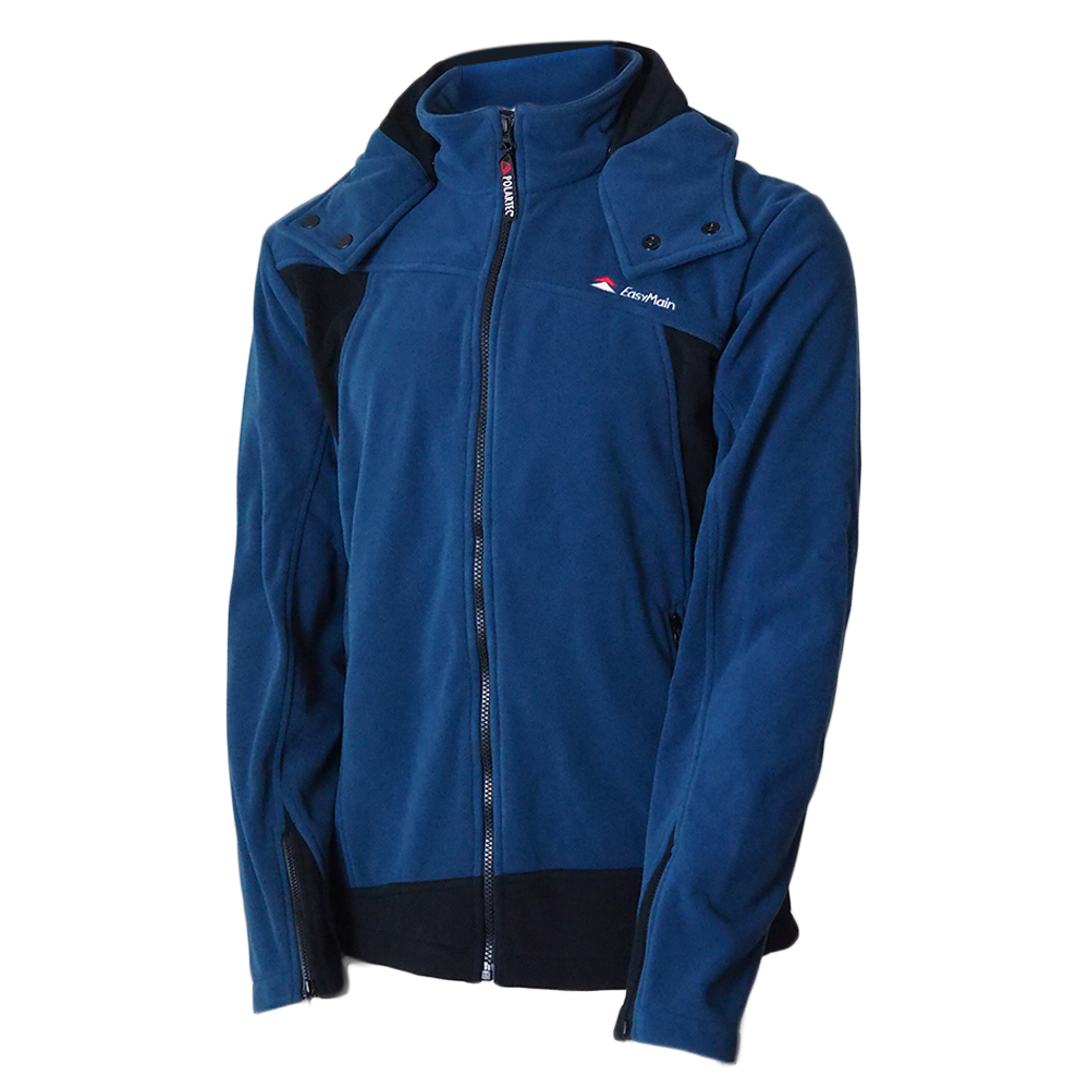 EasyMain 衣力美 CE13097 輕暖防風透氣外套 男款 (深寶藍) 抗風/外套/保暖/彈性佳 04EMC13097