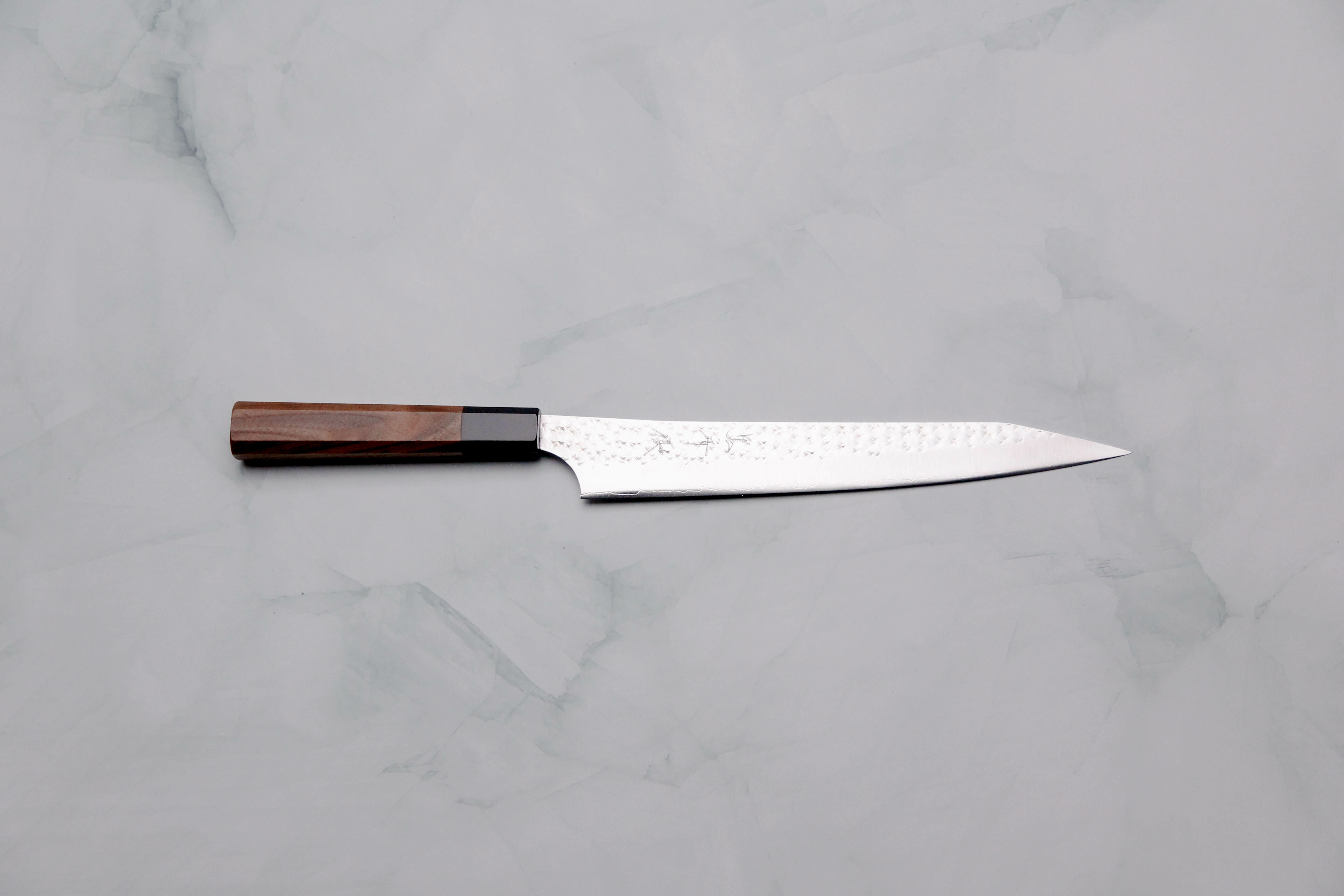 黑崎優閃光鋭SG2粉末鋼筋引240 mm 黑胡桃木柄