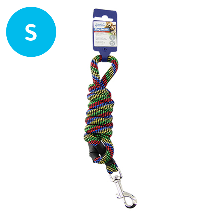 Pawise丨反光圓拖帶-黑色 (S) (NO.13552)