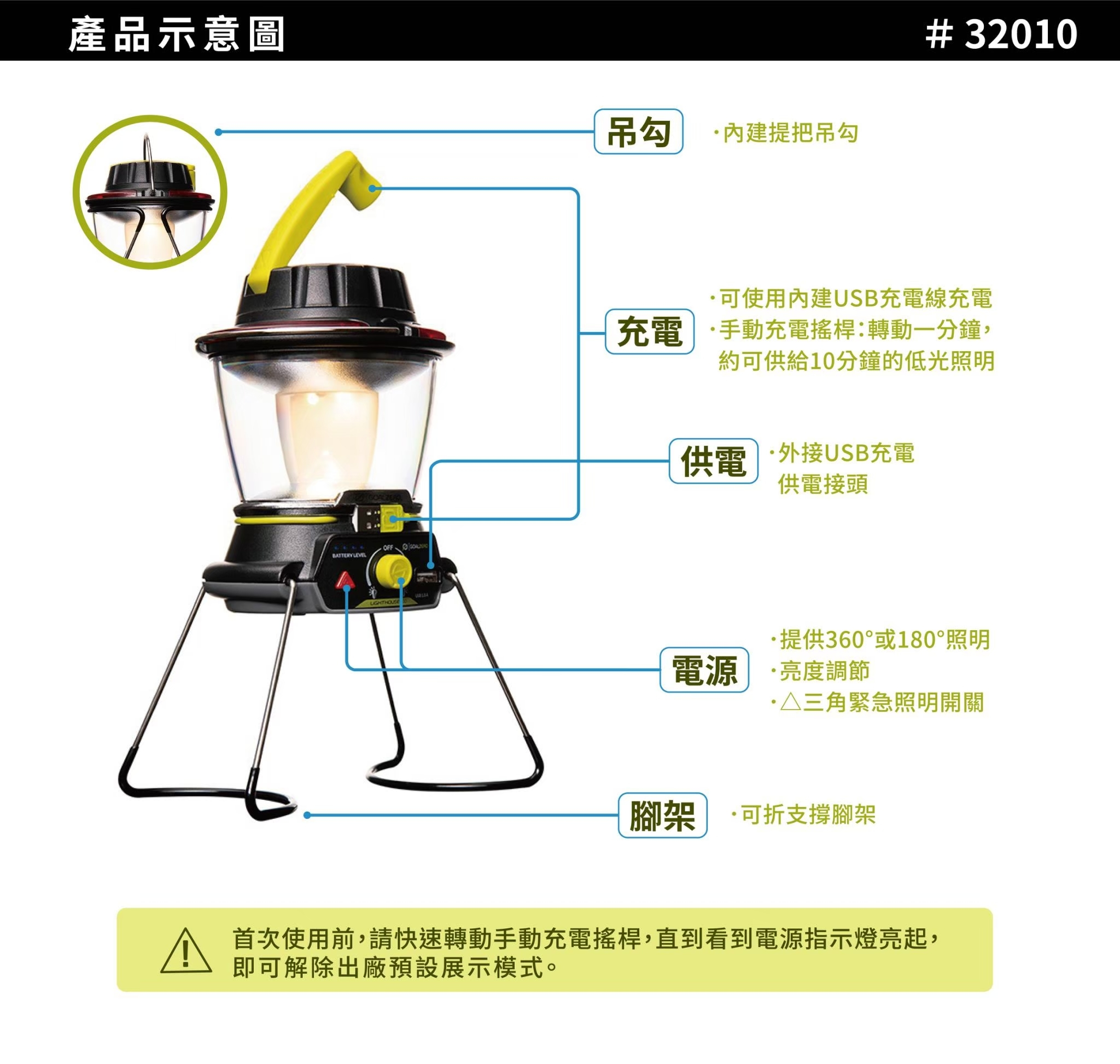 Goal Zero Lighthouse 600多向式LED營燈