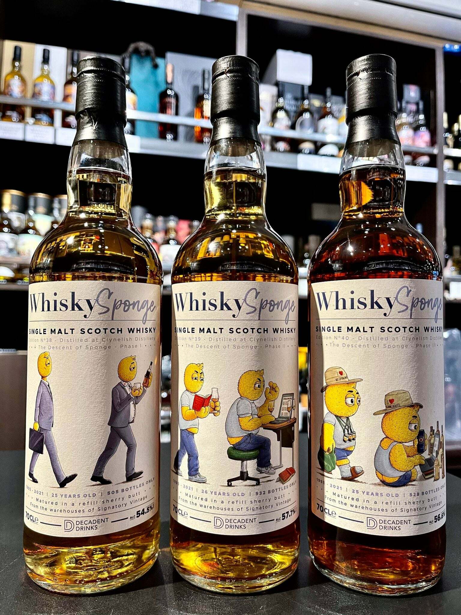 威士忌海綿-小山貓25年-NO.38 NO.39 NO.40