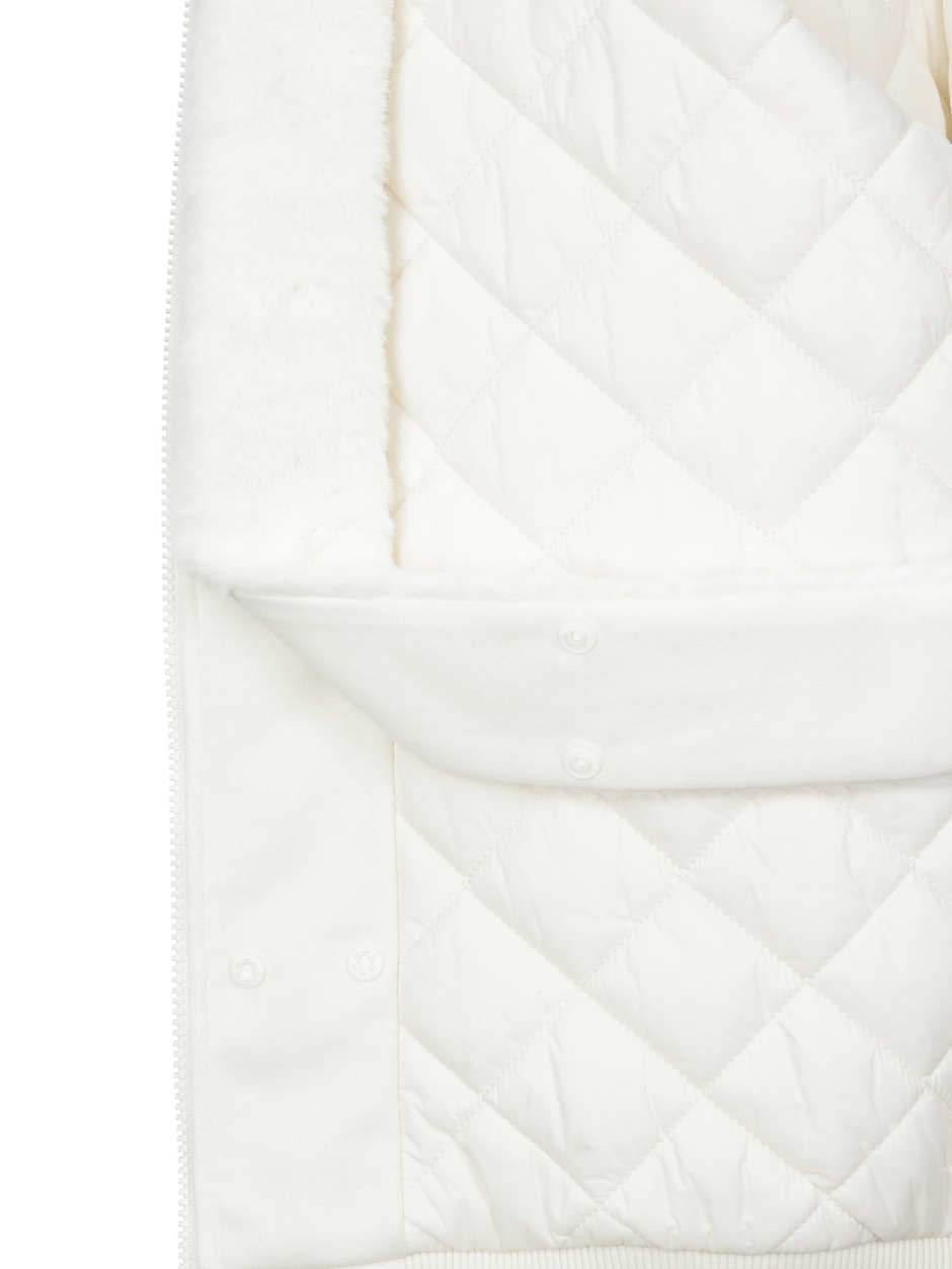 Discovery Tori 連帽拉鍊外套 夾克 內襯 象牙白 男