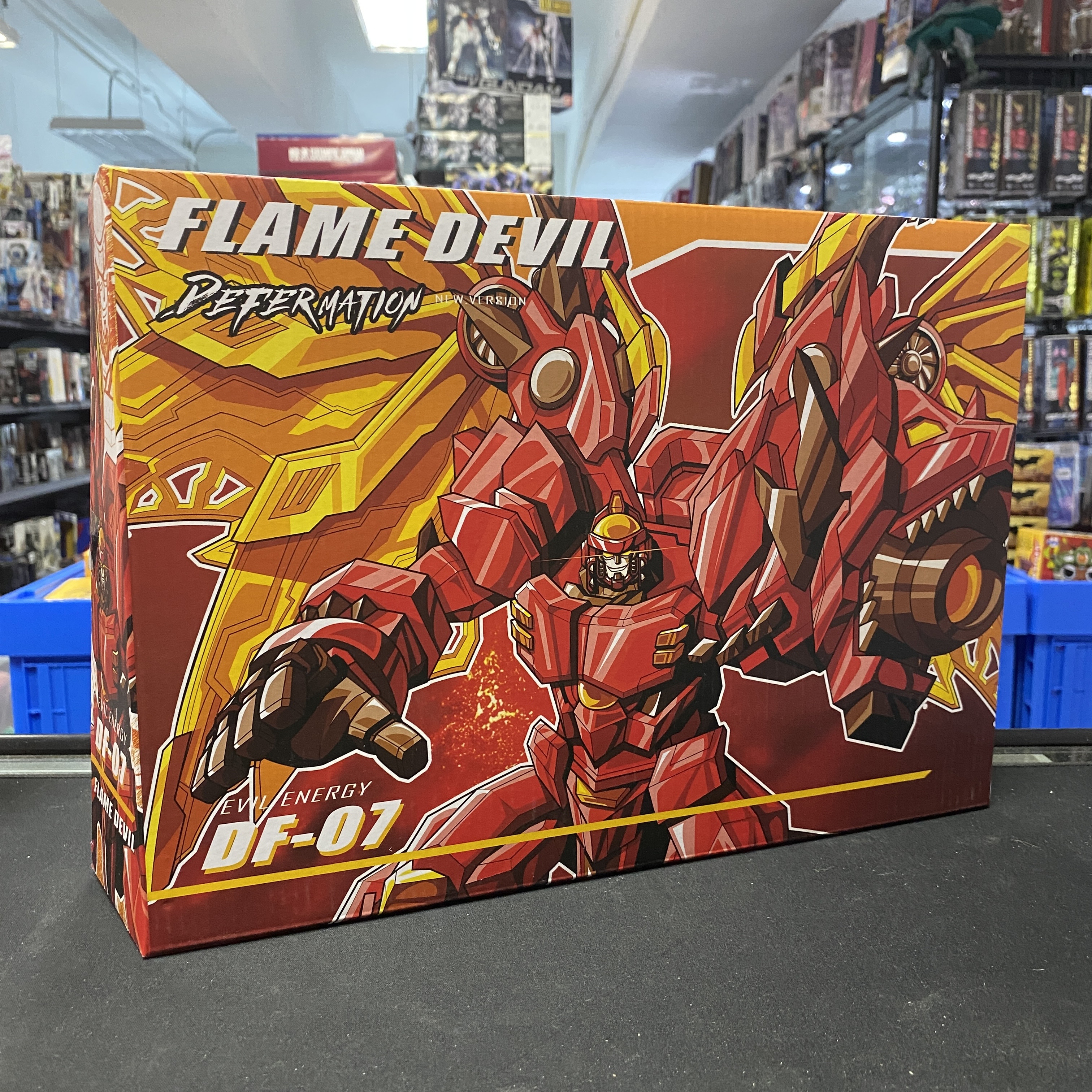 寄賣 變形金剛-Transformers Jinbao DF-07 Evil Energy Flame Devil