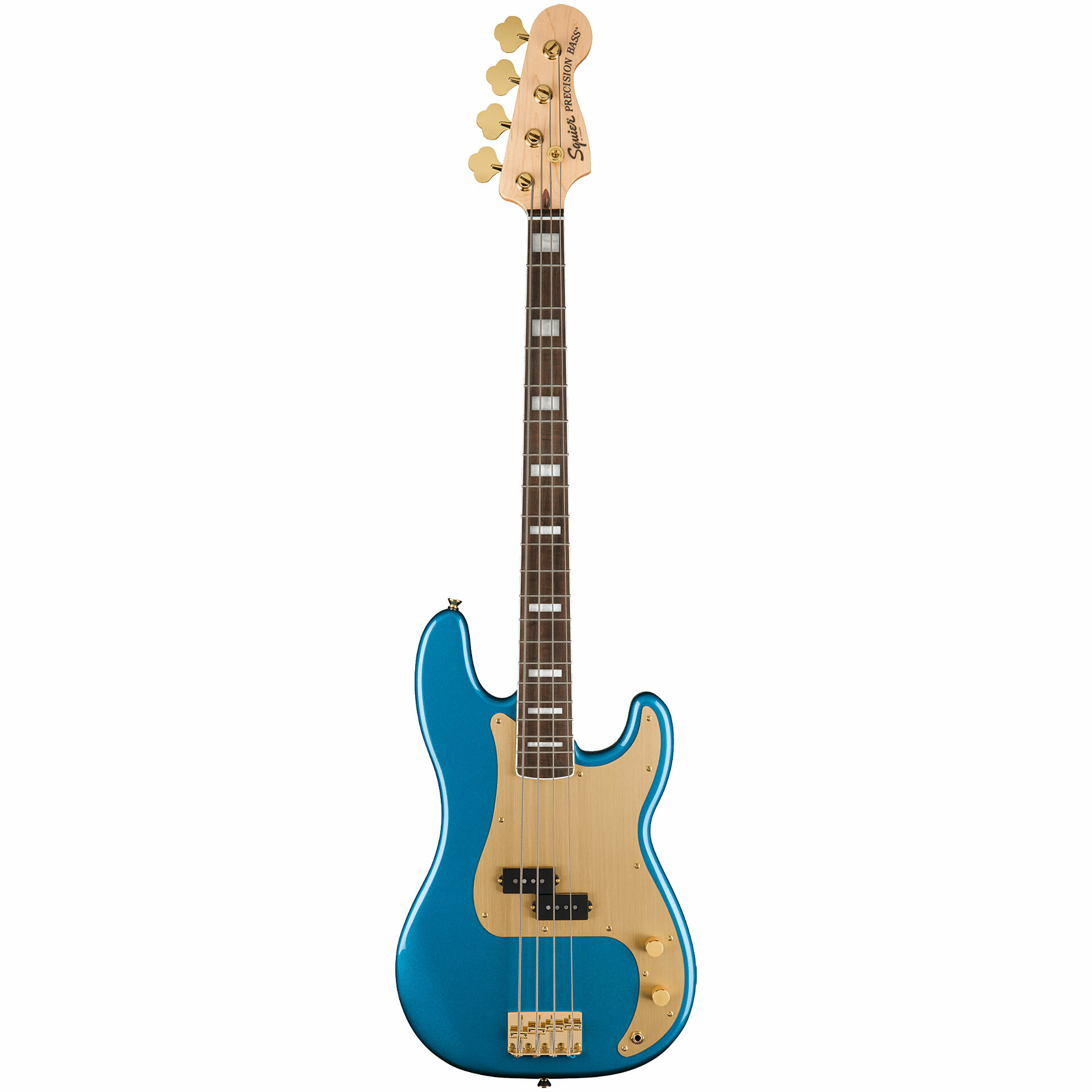 Squier 40th Anniversary Gold Edition Precision Bass Lake Placid Blue 湖水藍