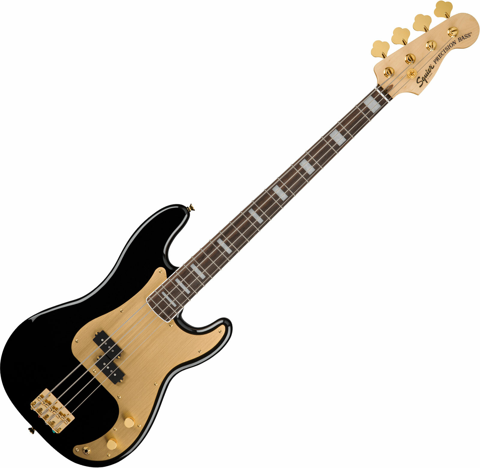 Squier 40th Anniversary Gold Edition Precision Bass Black 黑金