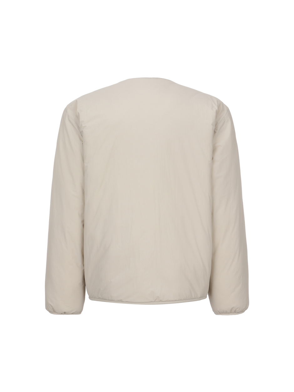 Discovery 雙面絎縫 抓絨 夾克 外套 米色 男