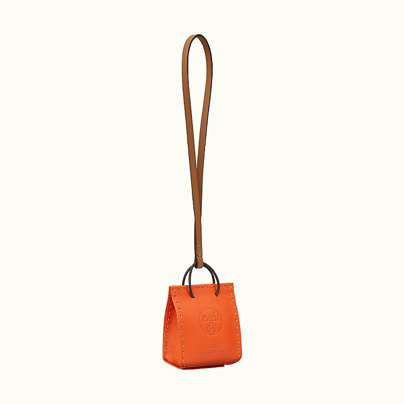 Hermès Orange Bag Charm