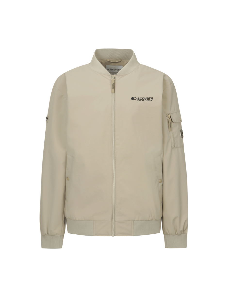 Discovery 休閒 航空套頭衫 夾克 外套 卡其色 男