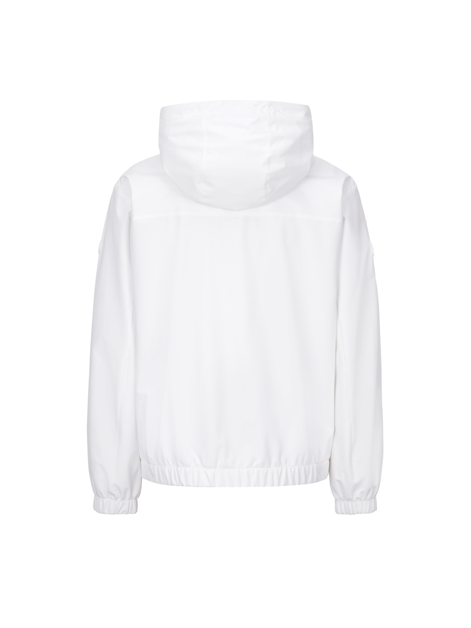 Discovery 擋風 連帽 夾克 外套 白色 男