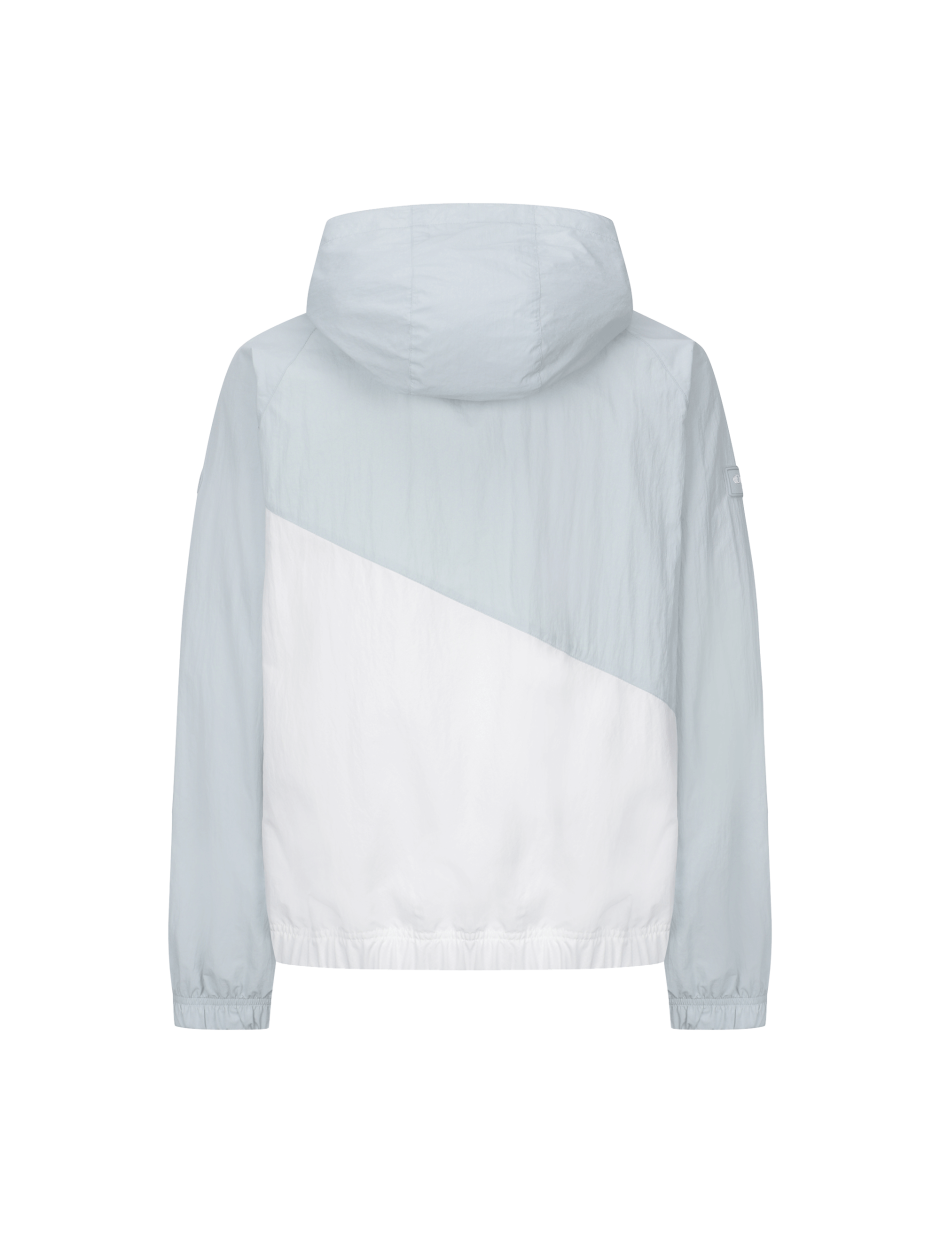 Discovery Innoblock 連帽 夾克 外套 藍白拚色 男