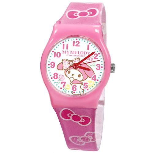 【Sanrio三麗鷗】美樂蒂兒童塑膠錶 (網路限定款12)