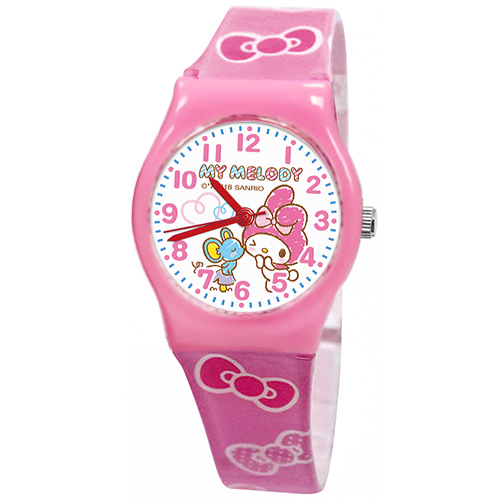 【Sanrio三麗鷗】美樂蒂兒童塑膠錶 (網路限定款11)