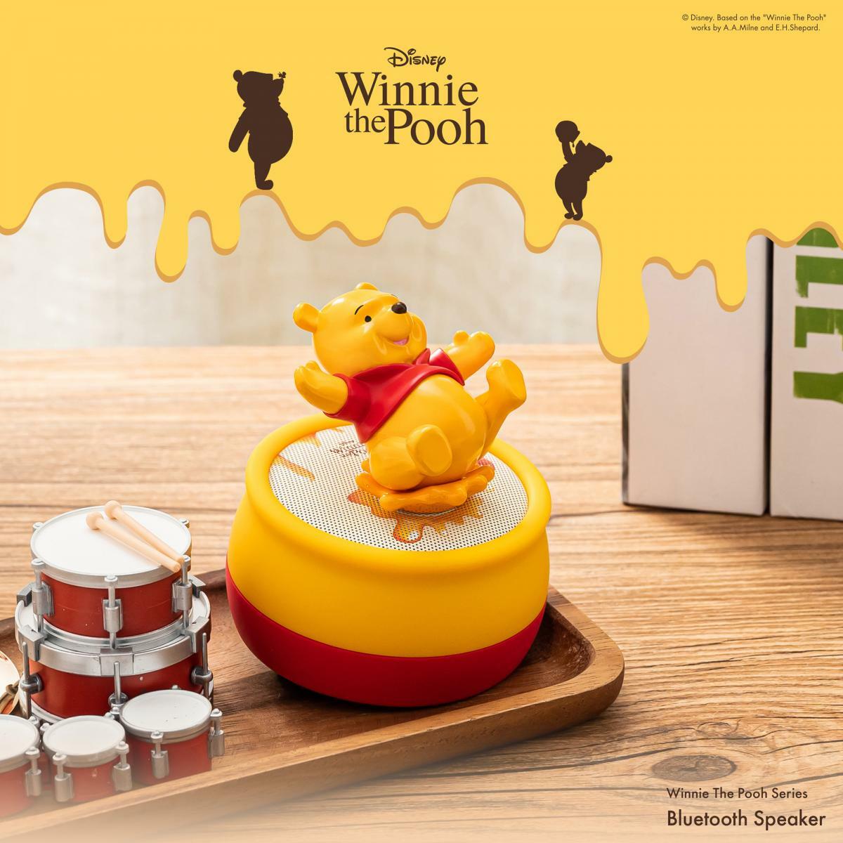 台灣直送|100%正版|小熊維尼蜜糖藍芽喇叭|藍芽喇叭|WINNIE THE POOH |蜜糖|維尼熊