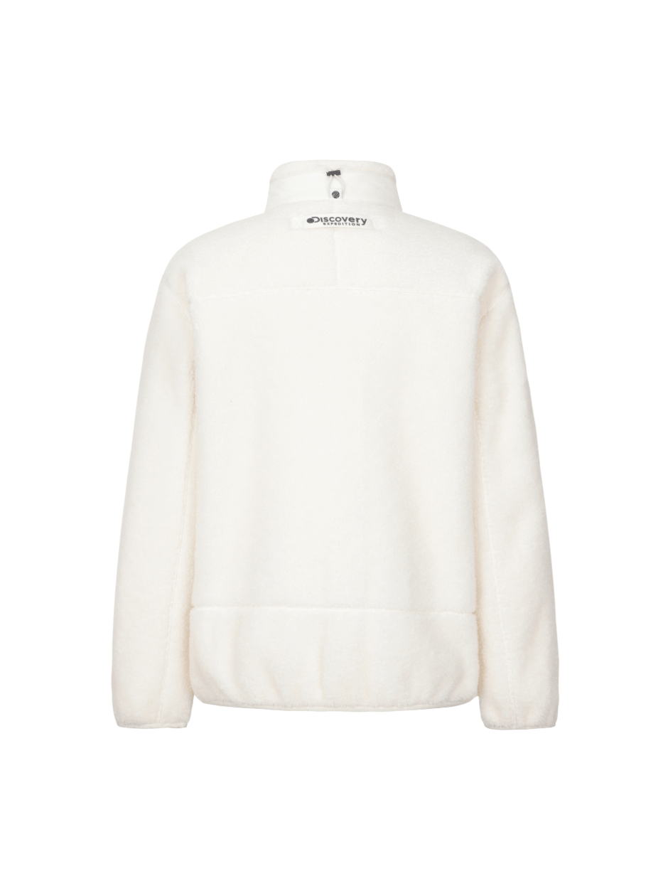 Discovery Tech Fleece 高領 夾克 外套 白色 男