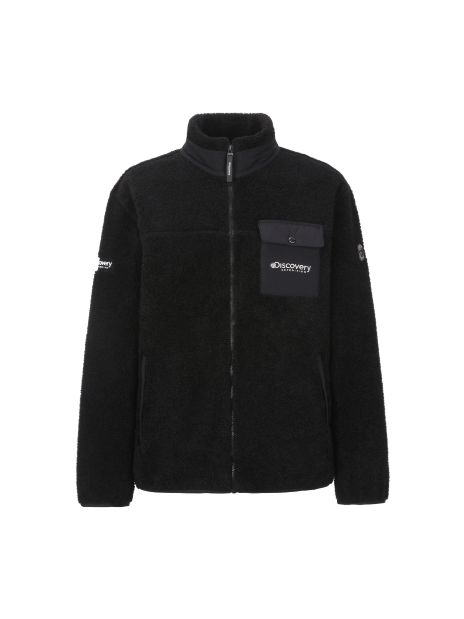 Discovery Tech Fleece 高領 夾克 外套 黑色 男