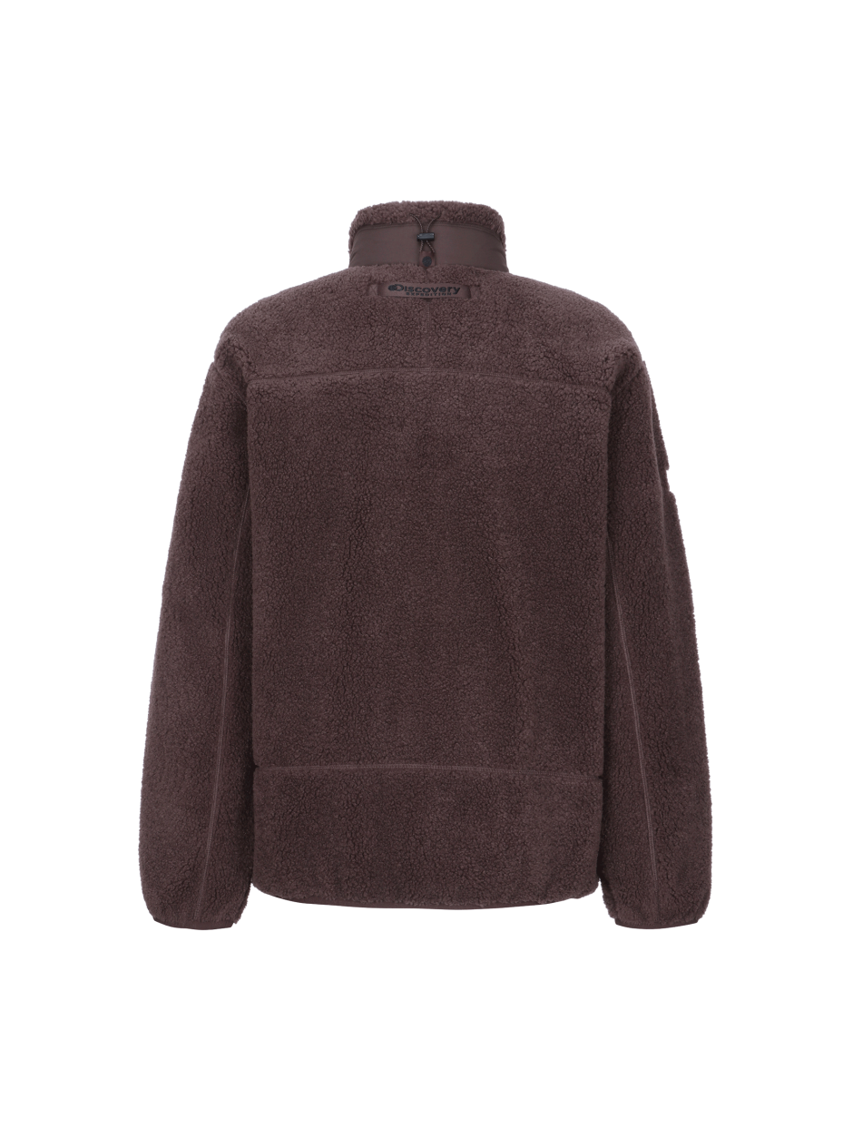 Discovery Tech Fleece 高領 夾克 外套 深褐色 男