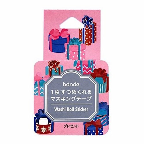 Bande Sticker Tape－Christmas Present (Japanese Stationery Brand)