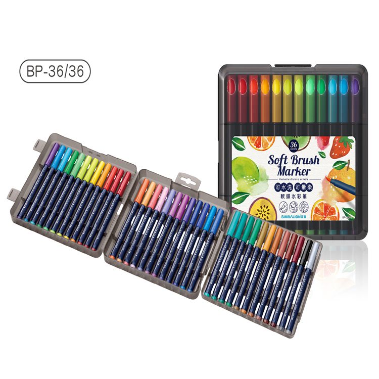 【雄獅】BP36 36色軟頭彩色筆